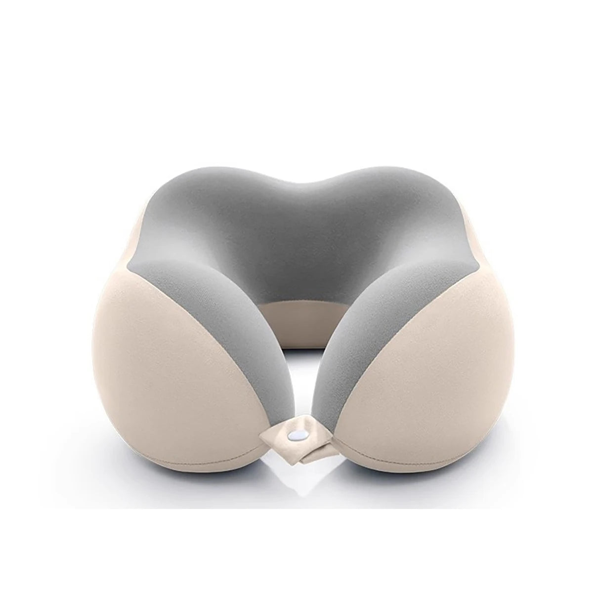 U-shaped Memory Cotton Neck Pillow Portable Travel Nap Office Qme WHITE