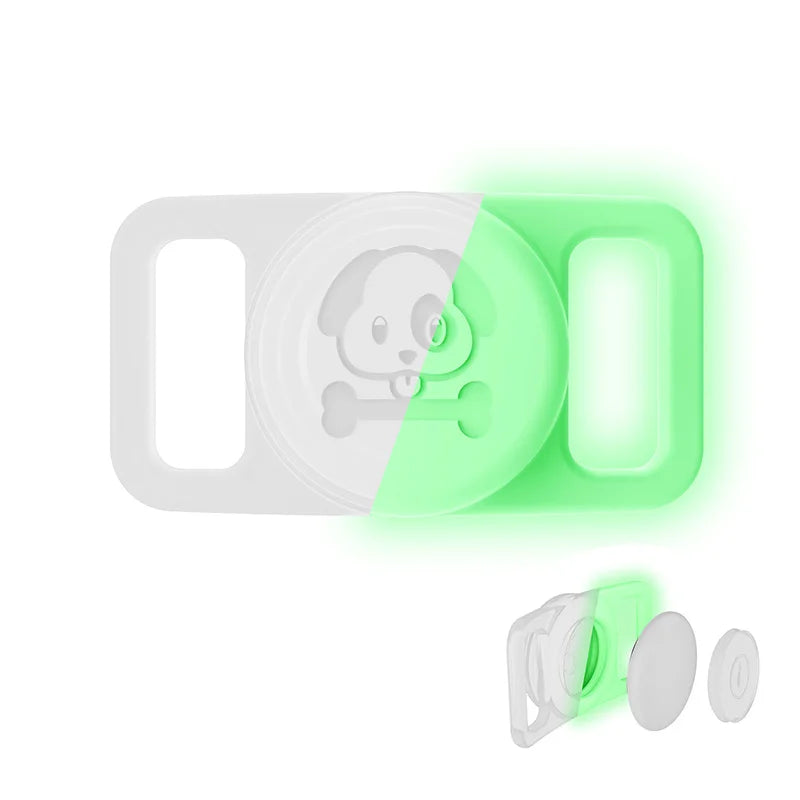 Waterproof case For Airtag Dog Collar Holder Case Lightweight Stretchable Tracker Cover Silicone Protector Protective Accessory Qme Tr