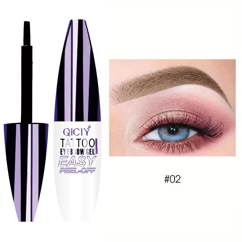 Dyeing Eye Brow Tattoo Tint Peel Off Eyebrow Eyeliner Freckles Dye Cream Waterproof Eyebrow Enhancer Gel Make Up Cosmetic Tool Qme 02