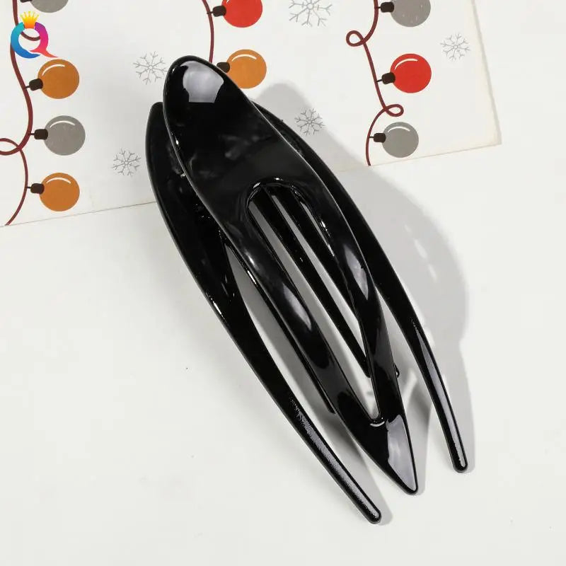 Fashion Acrylic Hairpin Duckbill Hair Claw Crab Barrette Clip Women Qme A1