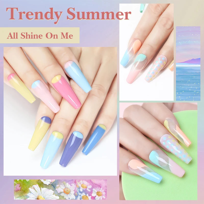 Arte Clavo Semi-permanent Gel Nail Varnish 180 Colors Semipermanent Qme