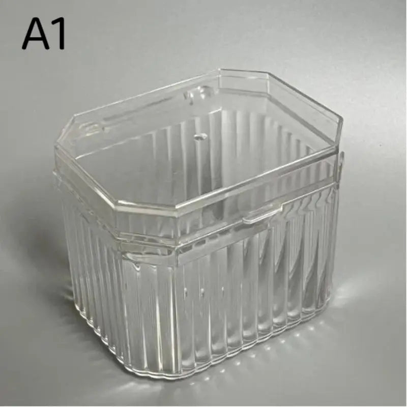1Pcs Multifunctional Storage Box For Storing Makeup Cotton Cotton Swabs Hair Cords Hair Clips Tissues And Other Items Qme A1