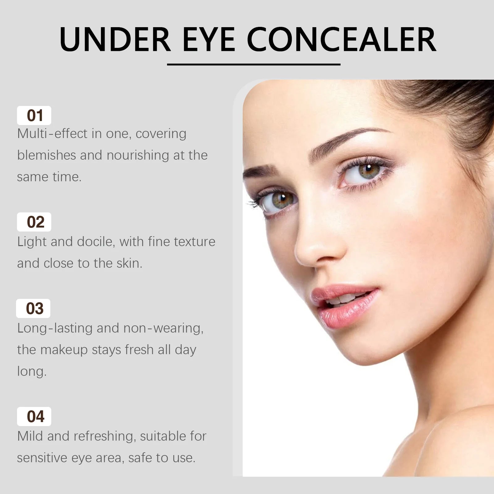 Eye Concealer Series Eye Blemishes Moisturizing Without Removing Makeup Light And Natural Fit Brighting Repair Concealer Makeup Qme