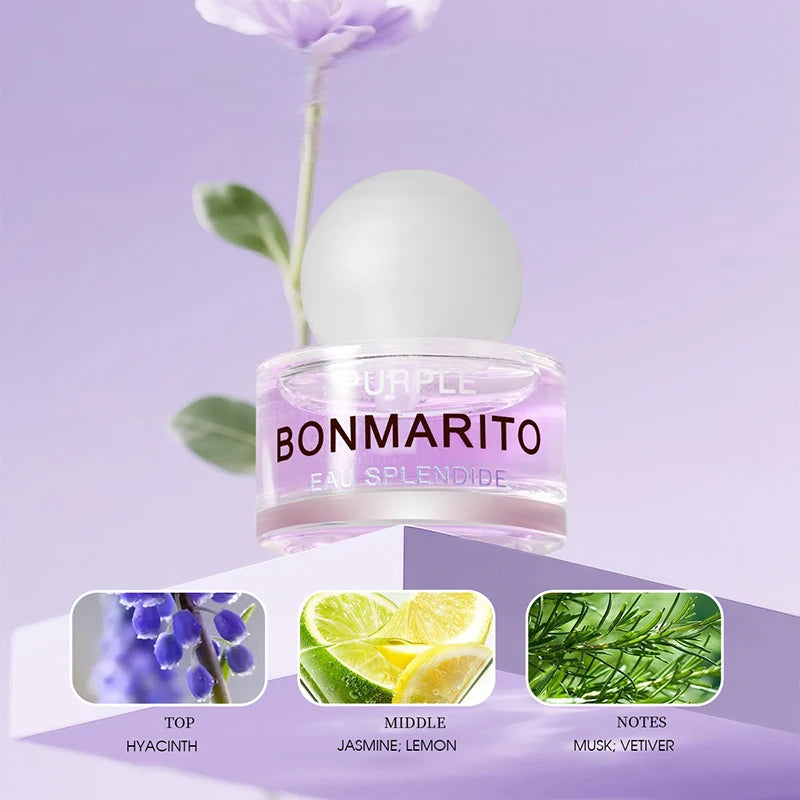 Women's Perfume Long Lasting Fragrance Elegant Floral Fruity Scent Qme Purple 10ml