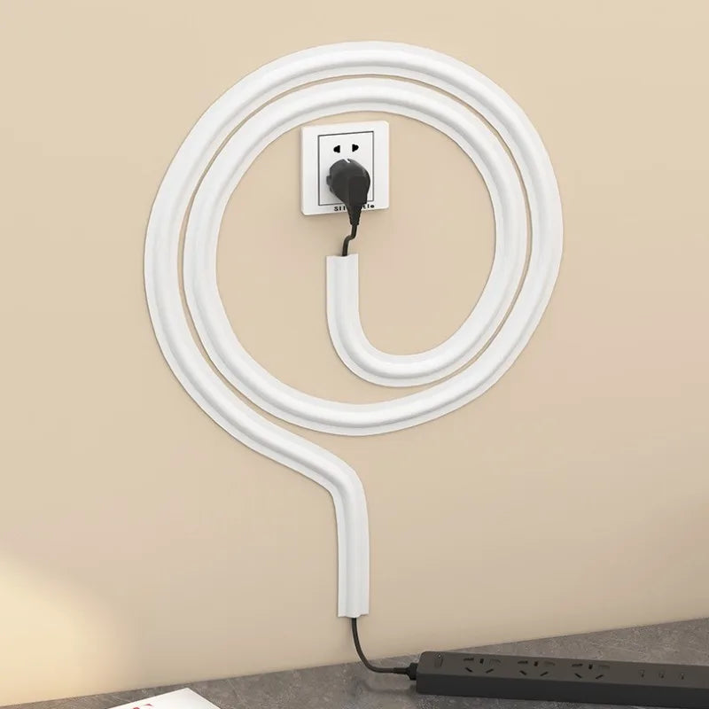 Self Adhesive Cable Concealer No Drill Wire Hider Cord Management Qme