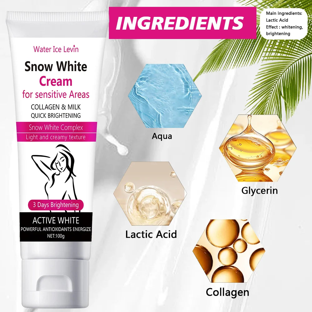 Face Body Brightening Cream Thigh Underarm Inner Melanin Lightening Lotion Gentle Nourishing Improve Dull Brighten Skin Care Qme