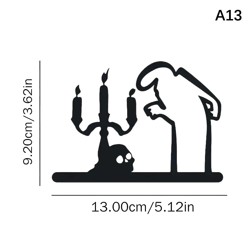 Wall Sticker Minimalist Self-adhesive Waterproof Decal Walls Doors Qme A13