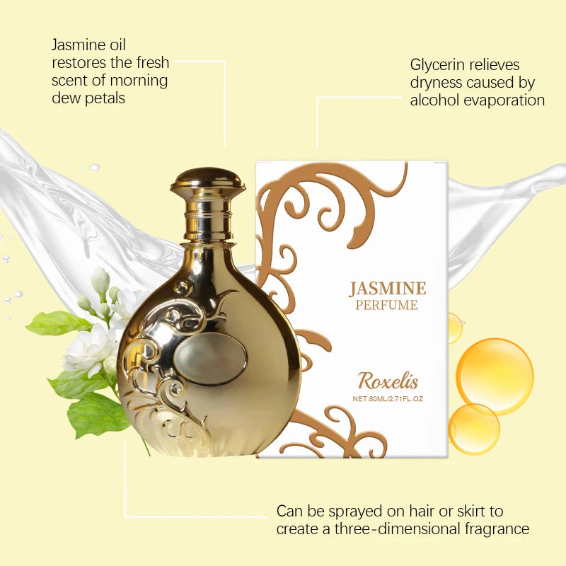 Luxury Sweet Charming Eau De Toilette Natural Fresh Lasting Jasmine Qme
