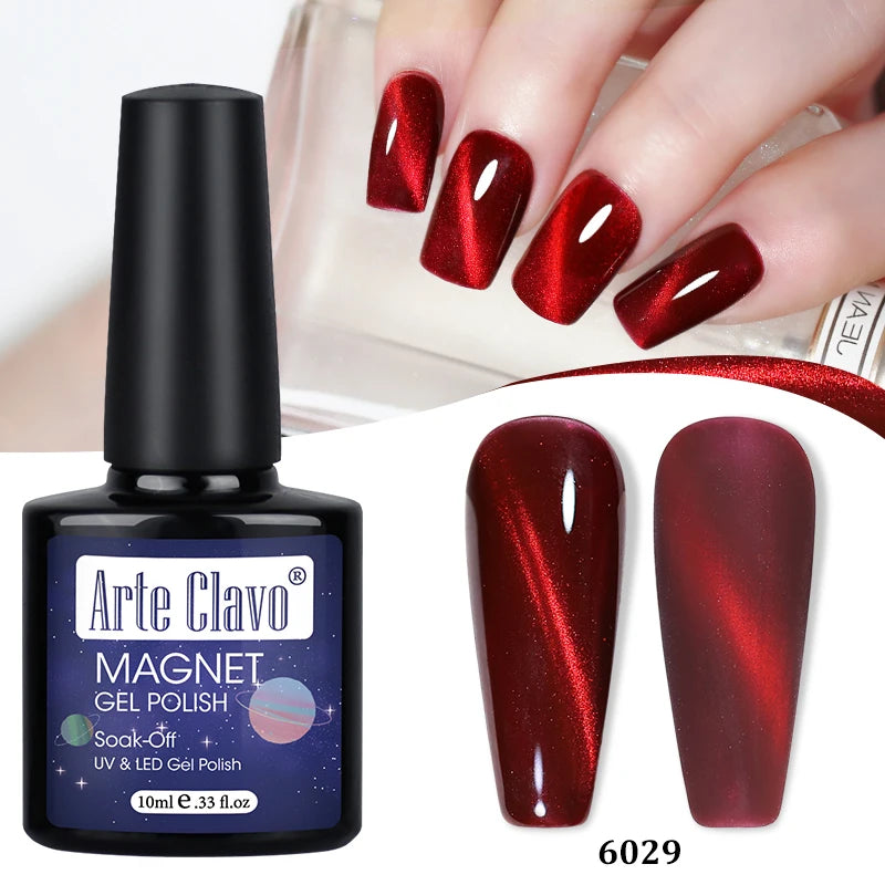Arte Clavo Auroras Cat Eye Magnetic Gel Unicorn Shining Transparent