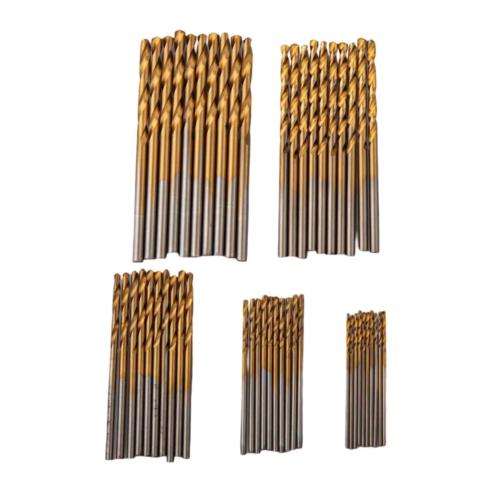 50pcs Drill Bits Sets 1mm 1.5mm 2mm 2.5mm 3mm Small HSS Drill Sets Drill Accessories For Metal Masonry DIY Woodworking Tools Qme