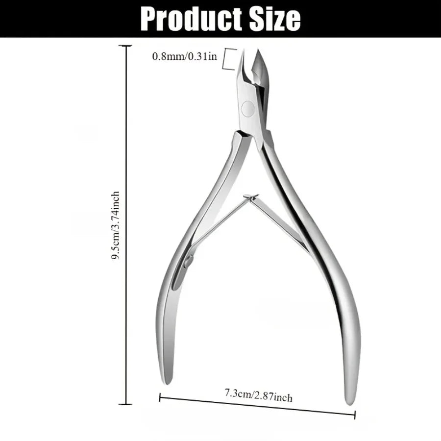 Professional Manicure Tools Sharp Blade Cuticle Nippers Nail Hangnail Qme