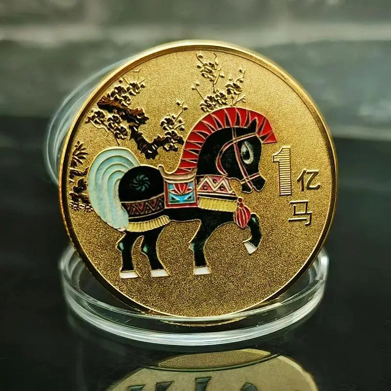 Collectible Decoration Lucky Coin Charms Challenge Metal Crafts Qme