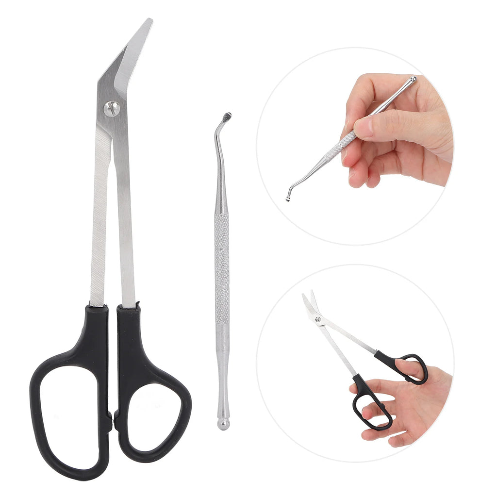 Toenail Clippers Toenail Scissors Long Handled Ergonomic Unique Design Toenail Clippers with Nail Picker for Adults The Elderly Qme
