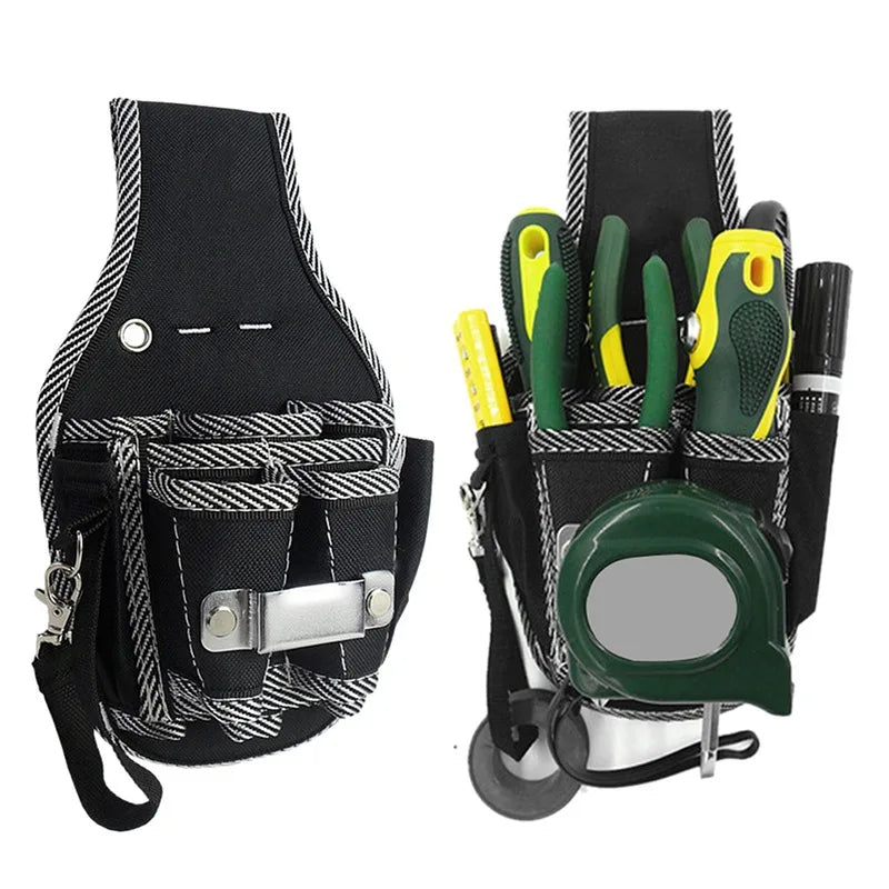 1 Tool Belt Screwdriver Utility Holder Nylon Fabric Bag Electrician Qme