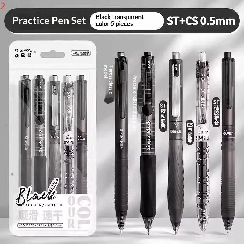 Gel Ink Pens Fast Dry Smoothly Write Journals Notes Business Papers Qme 2 Black