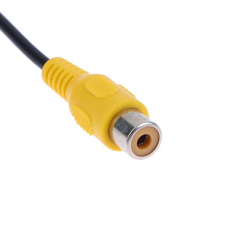 AV Video Cable Adapter Jack Male Plug Female GPS Rear Camera Qme