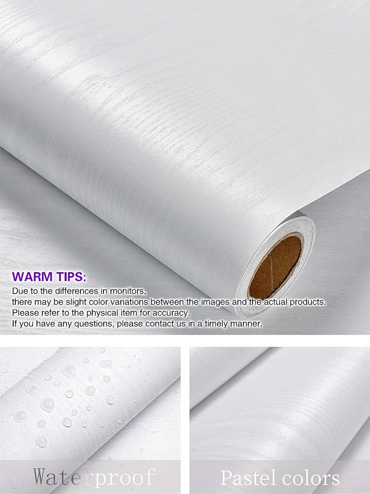 Yellow Peel Stick Wallpaper Vinyl Removable Wall Paper Self-adhesive