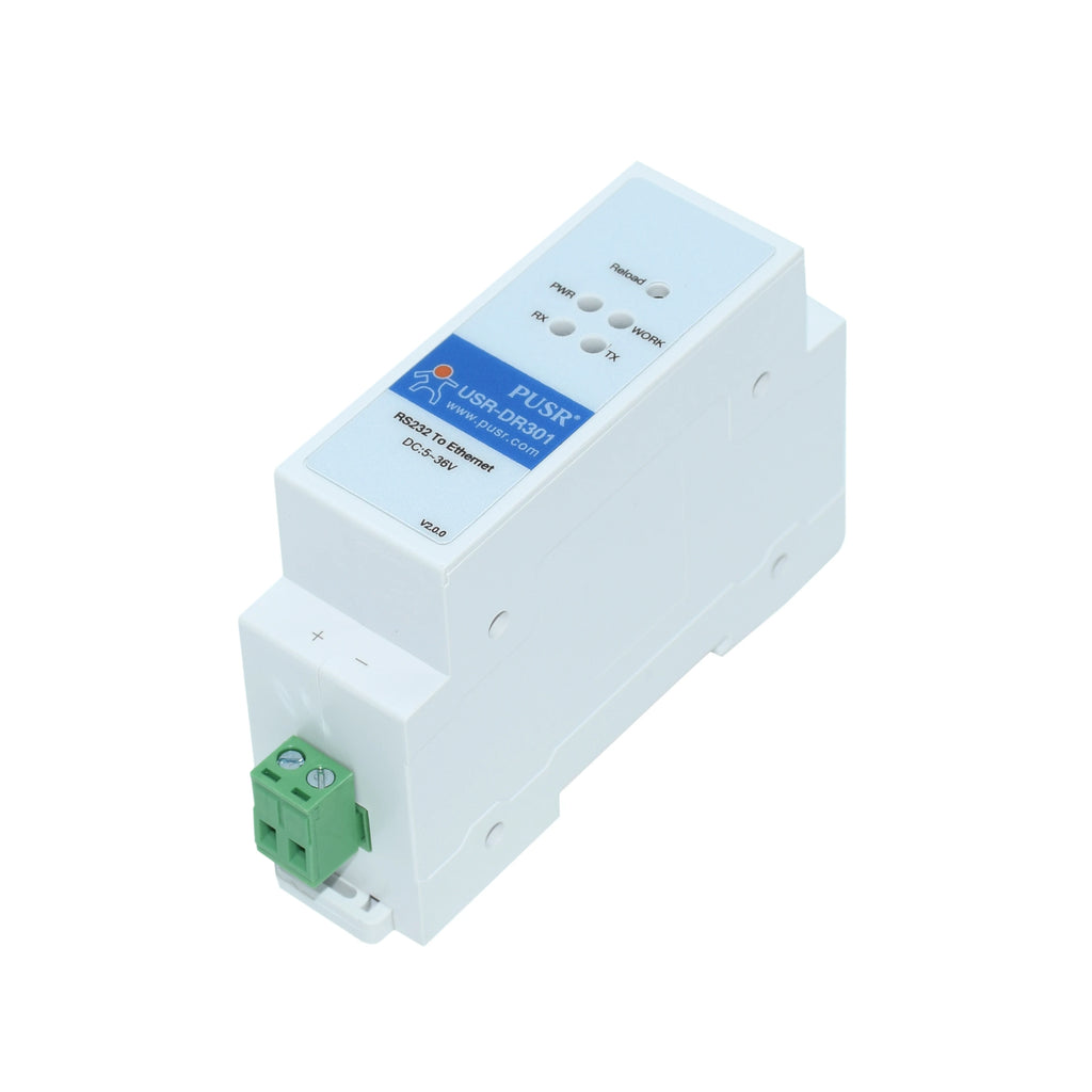 Serial Port RS232 To Ethernet Converter Server IOT Device USR-DR301 Support Modbus Qme