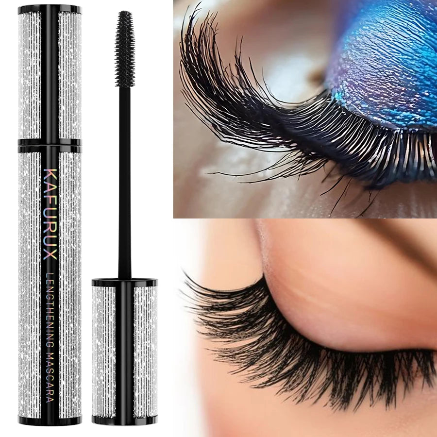 5D Black Lengthening Mascara Eyelashes Extension Eye Lashes Brush Qme