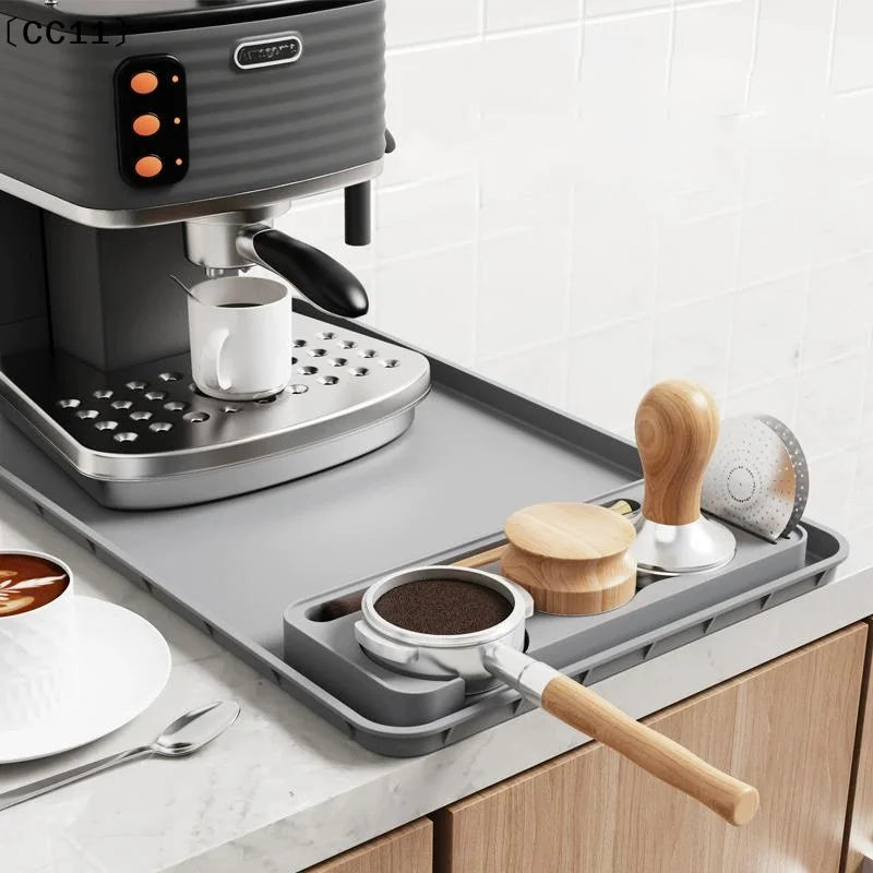 Non Slip Silicone Coffee Tamper Pad Storage Holder Espresso Tools Qme