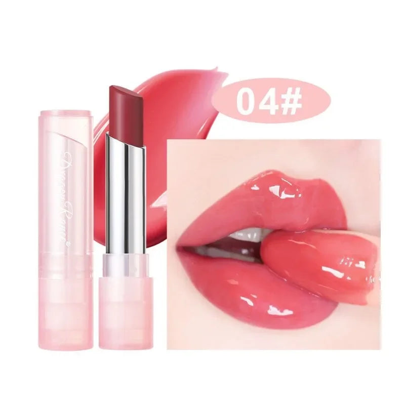 Jelly Tinted Lip Balm Moisturizing Lip-Primer Mask Cute Jelly Tinted Gloss Stick Lighten Lines Plump Lip Care Makeup Cosmetics Qme 04