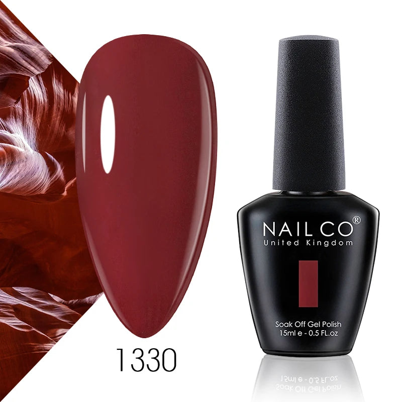 NAILCO 131 Colors Nail Gel Polish Off LED Semi Permanant Art Hybrid