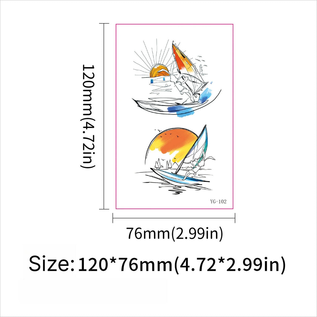 4/6 A Sheets Luminous Temporary Tattoos Bulk Rainbow LGBT Pride Face Body Stickers for Women Men Glow in The Dark Party Supplies Qme