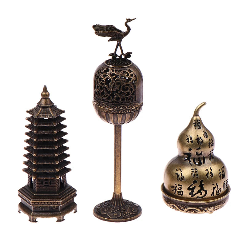 Yoga Meditation Bedroom Ambiance Home Decor Brass Incense Burner Qme