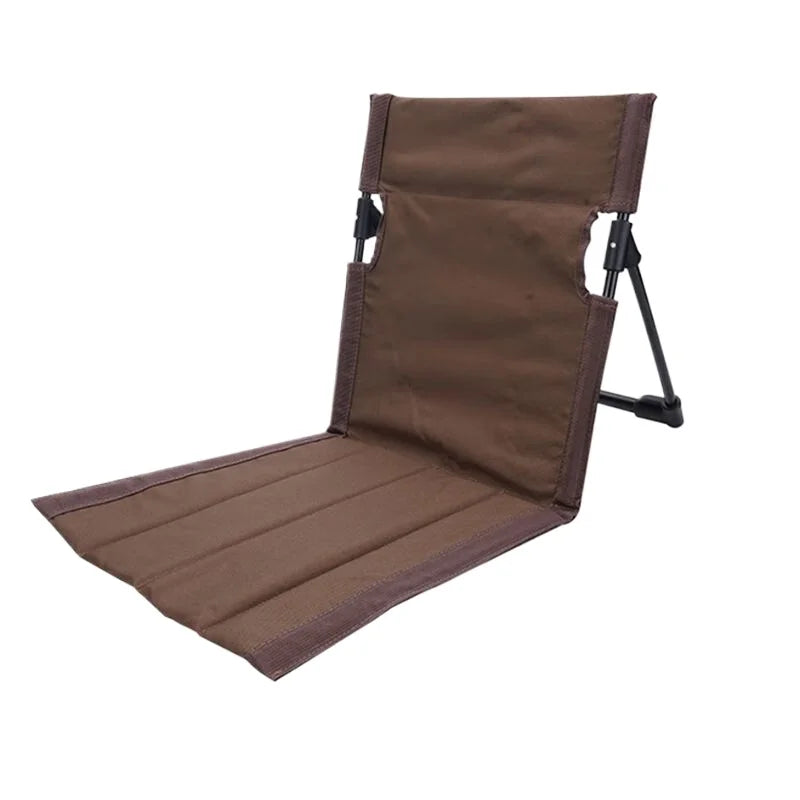 Ultra-Light Folding Chair for Camping, Beach, and Road Trips - Durable Aluminum Alloy, Portable and Comfortable，fishing Chair Qme BROWN
