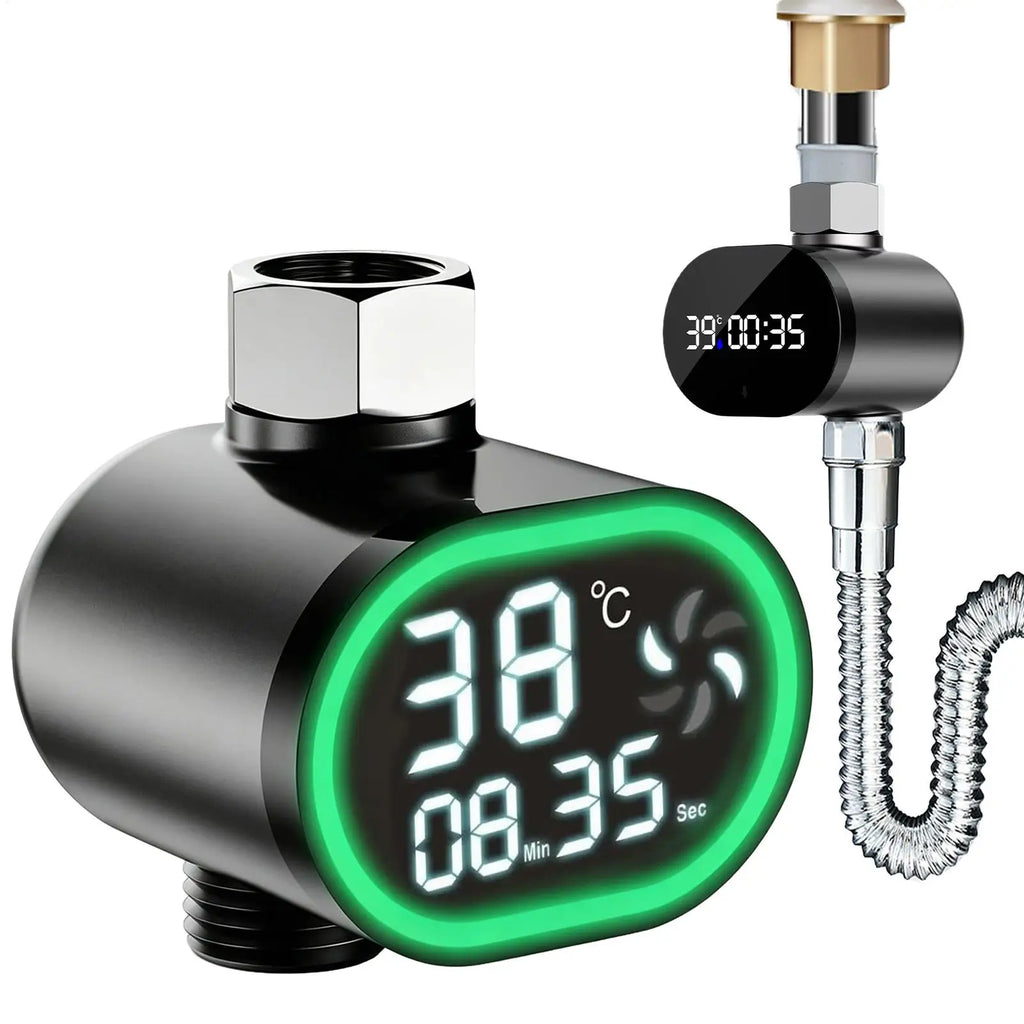 NEW Shower Temperature Monitor Precision LED Digital Display Digital Water Temperature Monitor For Bathroom Kitchen Hotel Gym Qme