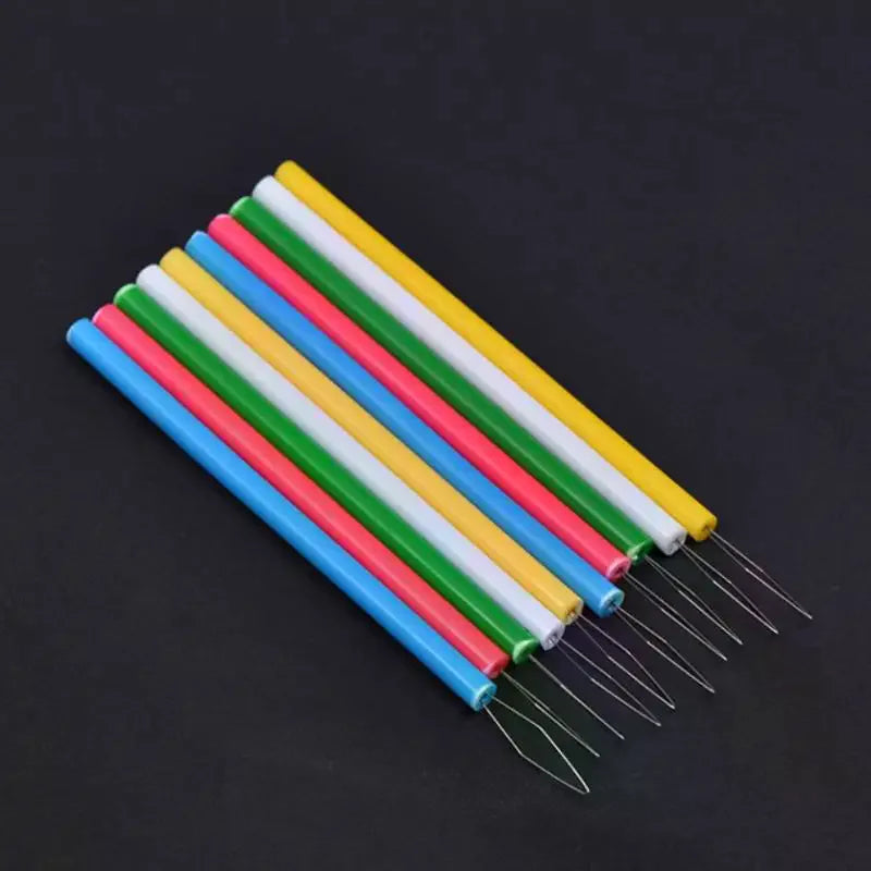 Leader Beader Threading Needle Sewing Tools Cylindrical Colorful Qme