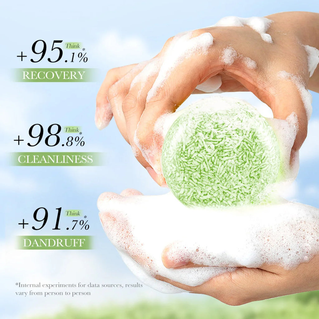 Tea Tree Essential Oil Solid Shampoo Bar Deeply Cleanses Nourishes Qme