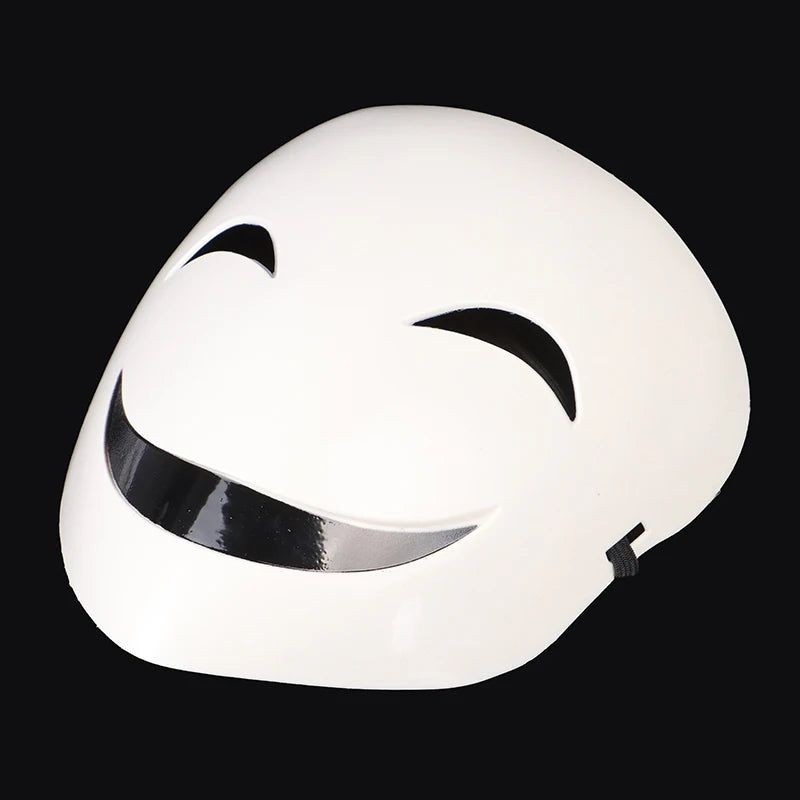 Adults Japanese Anime Black White Visible Adjustable Mask Helmet Cosplay. Qme