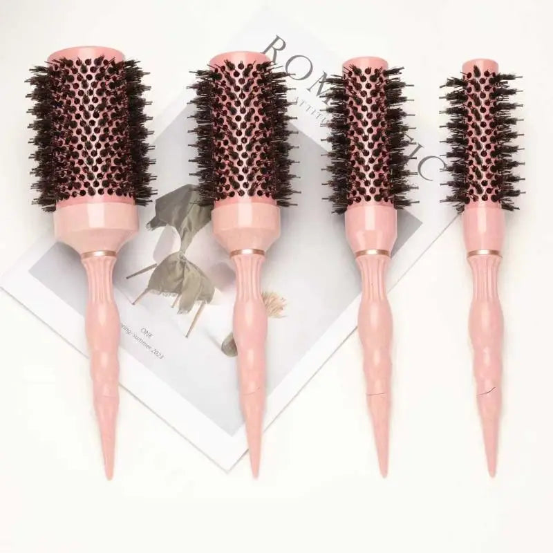 Curl Defining Barrel Salon Home Styling Gute Boar Nylon Roller Brush Qme
