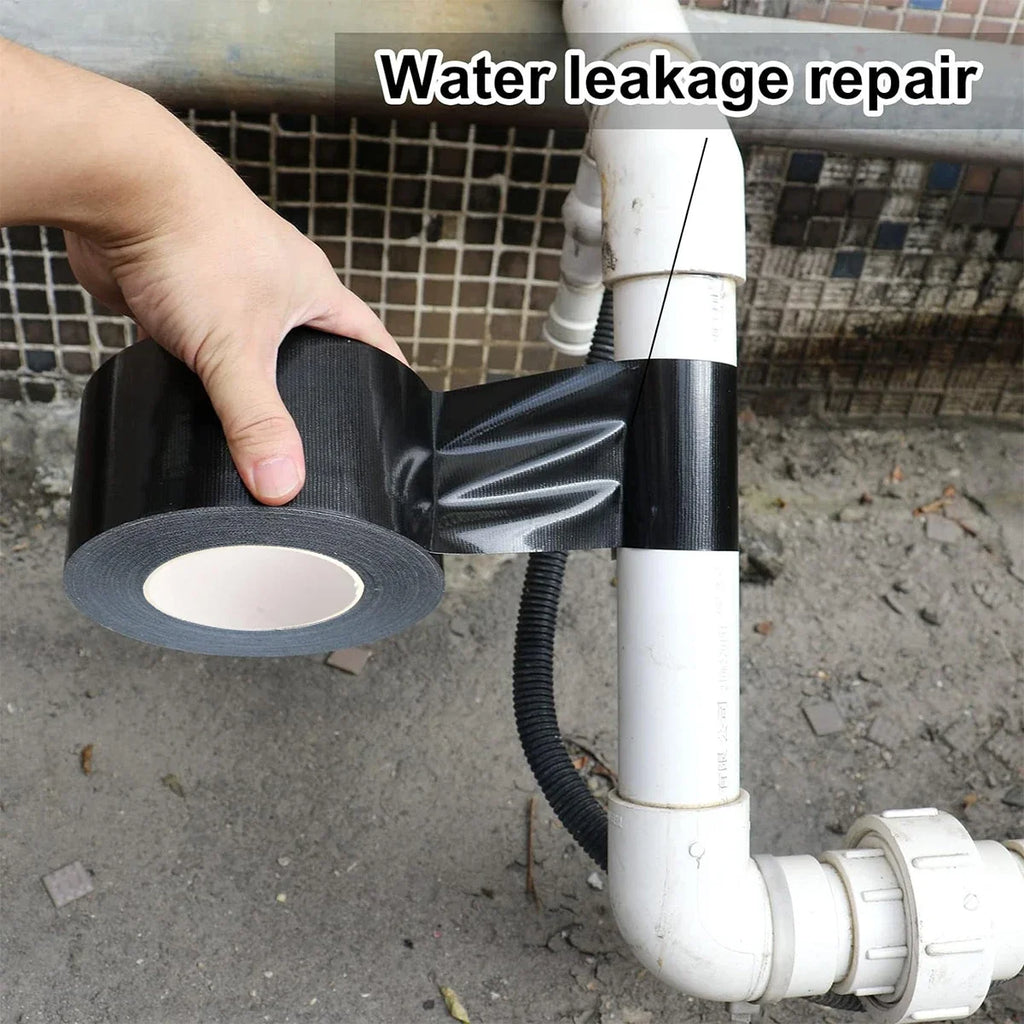 20M Waterproof Heavy Duty Industrial Bundles Floor Carpet Binding Adhesive Tape Cloth Duct Tape DIY Pipe Repair Fix Tape Qme