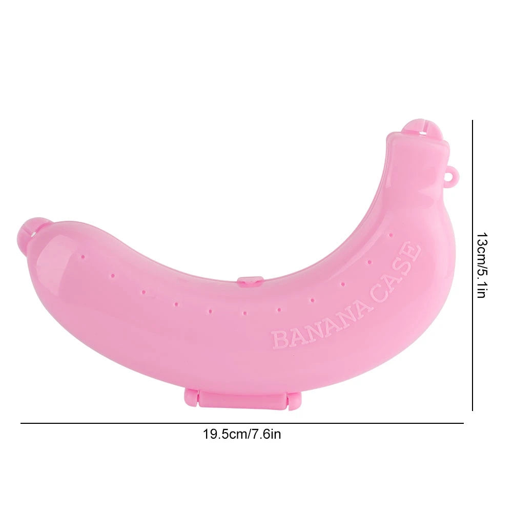Banana Shell Cute 3 Colors Fruit Banana Protector Box Holder Case Lunch Container Storage New Case Lunch Qme