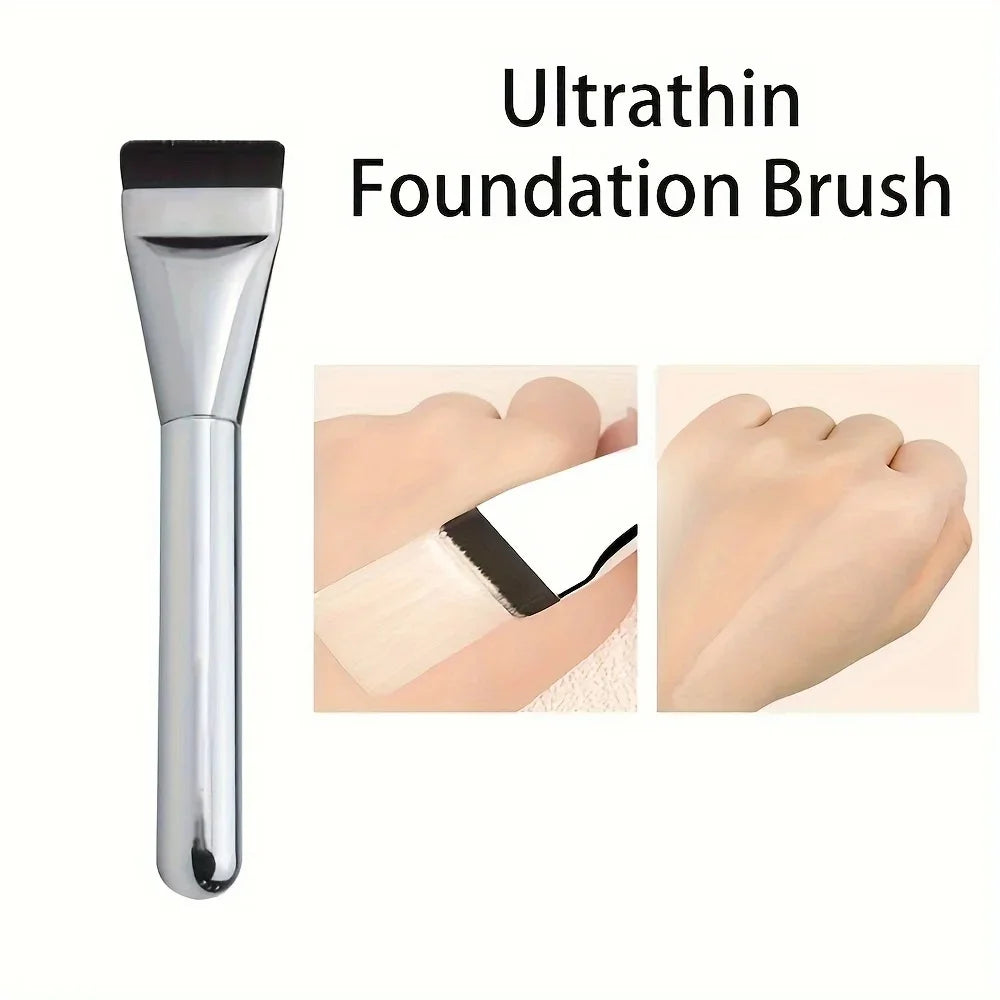Foundation Brush Korean Makeup Brush Ultra-Thin One-Line Mask Brush Primer Concealer Blending Foundation Cream Makeup Brushes Qme