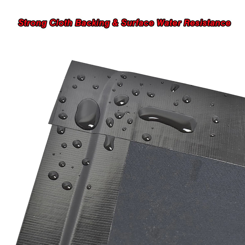 Black Duct Tape Heavy Duty Waterproof Strong Adhesive Cloth Based Tape for Indoor Outdoor Repairs Qme