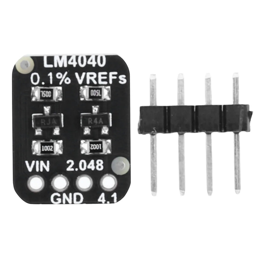 LM4040 High Precision Voltage Reference Module Board 2.048V 4.096V High-Precision Voltage Reference Module 0.1% Accuracy Qme Black