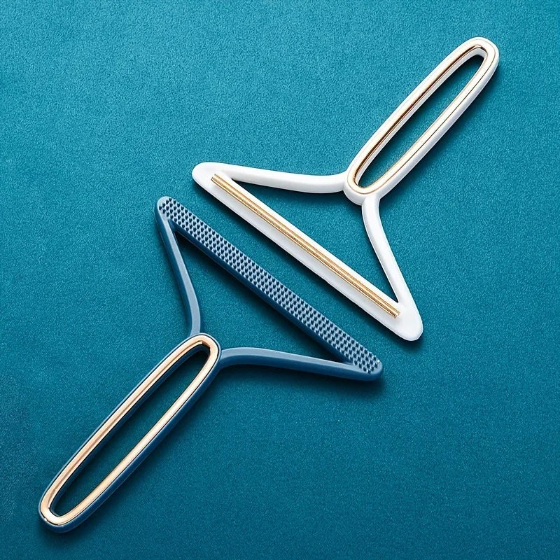 1pc Silicone Double Sided Pet Hair Remover Lint Remover Clean Tool Shaver Sweater Shaver Scraper For Home Fabric 5.12*5.51in Qme