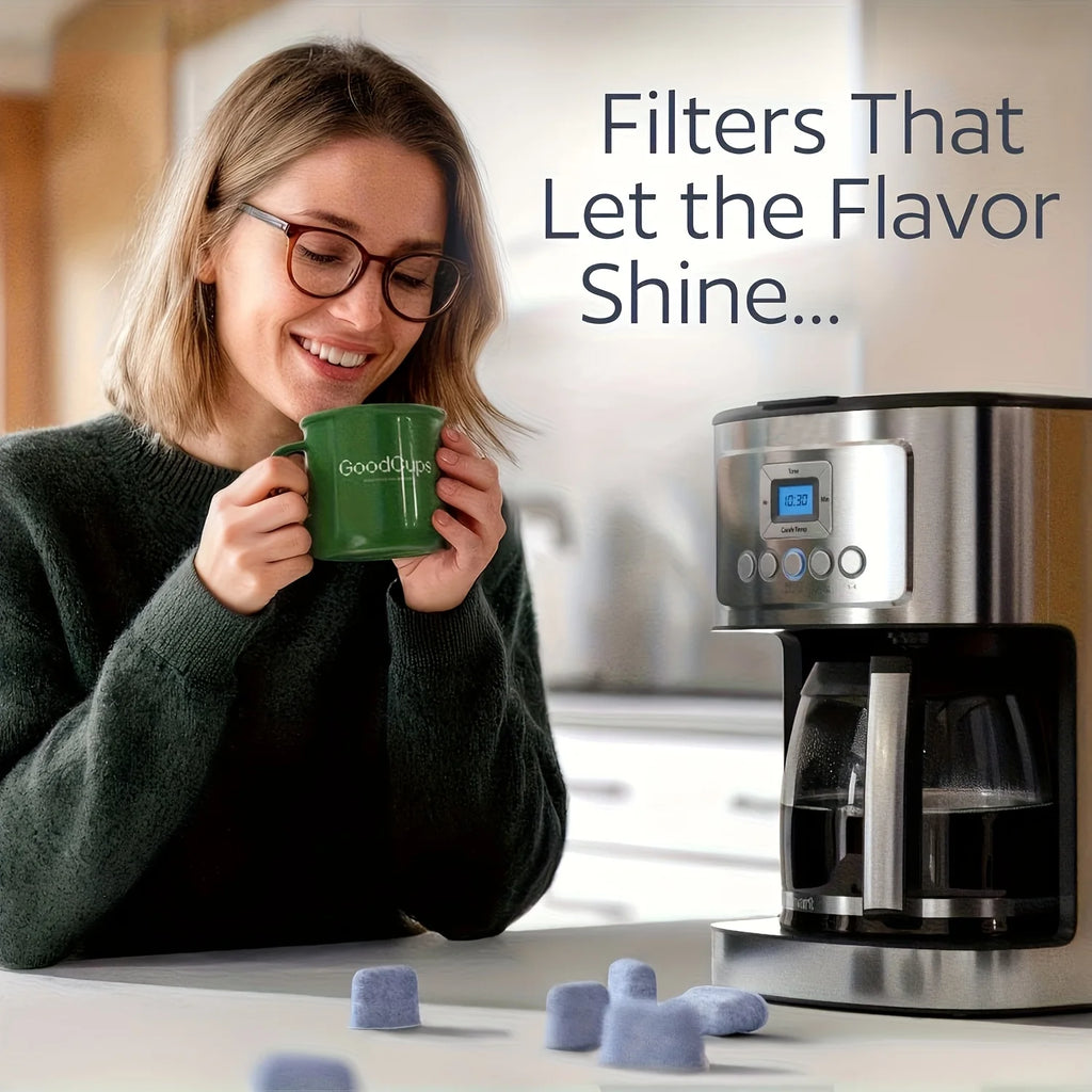 Replacement Charcoal Water Filters Compatible Cuisinart Coffee Maker Qme