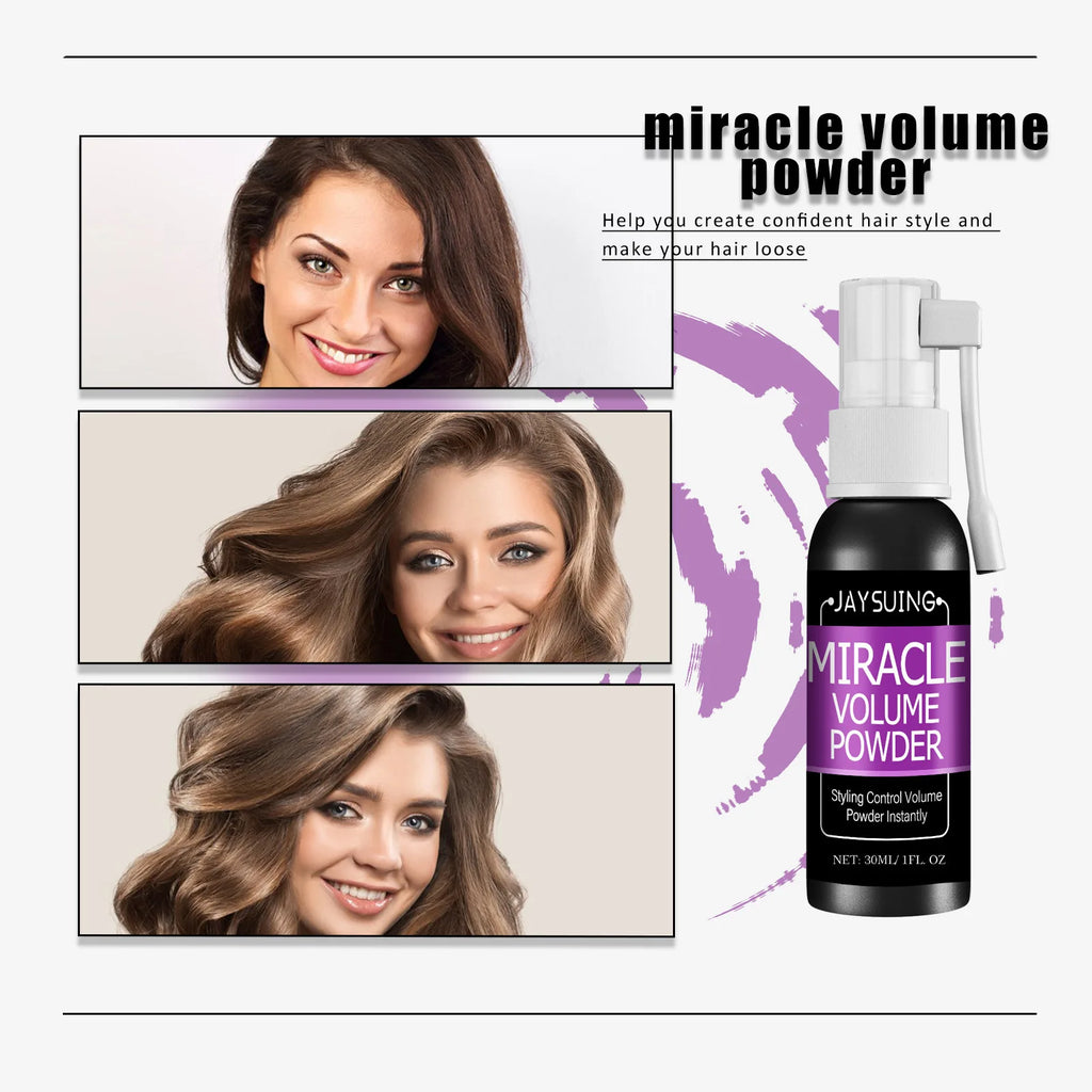 Fluffy Hair Volumizing Spray Oil Control No Rinse Dry Refresher Long Qme