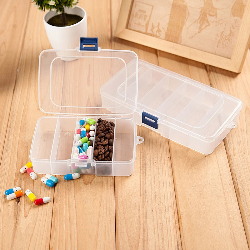 Organizer Household Travel Supplies Dust Proof Clear 5 6-grid Qme