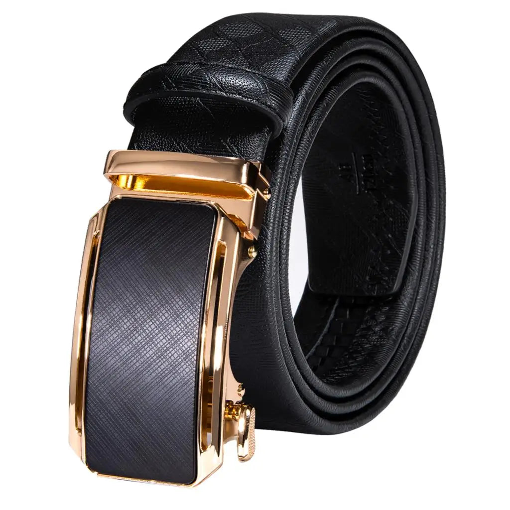 Luxury Leather Men's Belt Men 2020 Fashion Designer Buckle Automatic Qme 2279 130cm