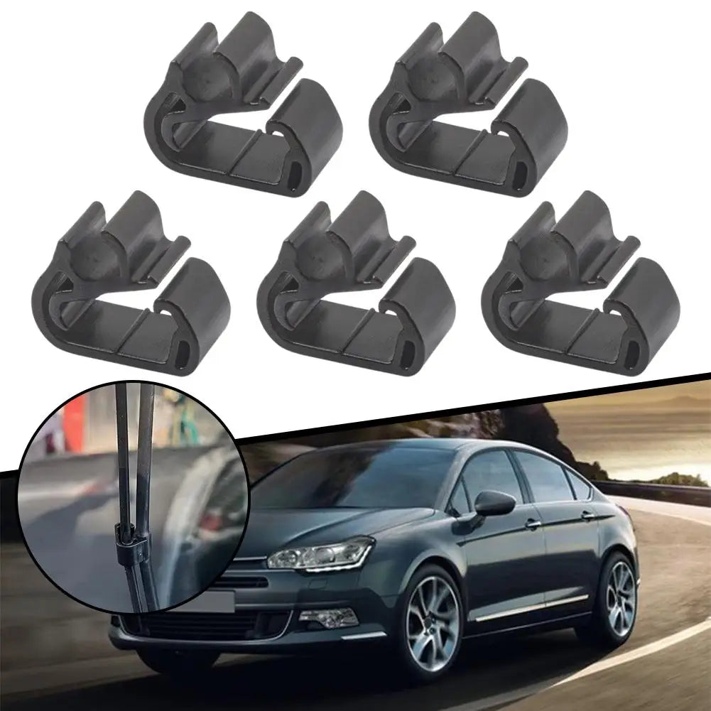 5pcs Wiper Arm Spray Pipe Clamp Buckle For Peugeot 3008 (P84) 5008 (P87) 408x for Citroen C5 Aircross C5x Accessories Qme