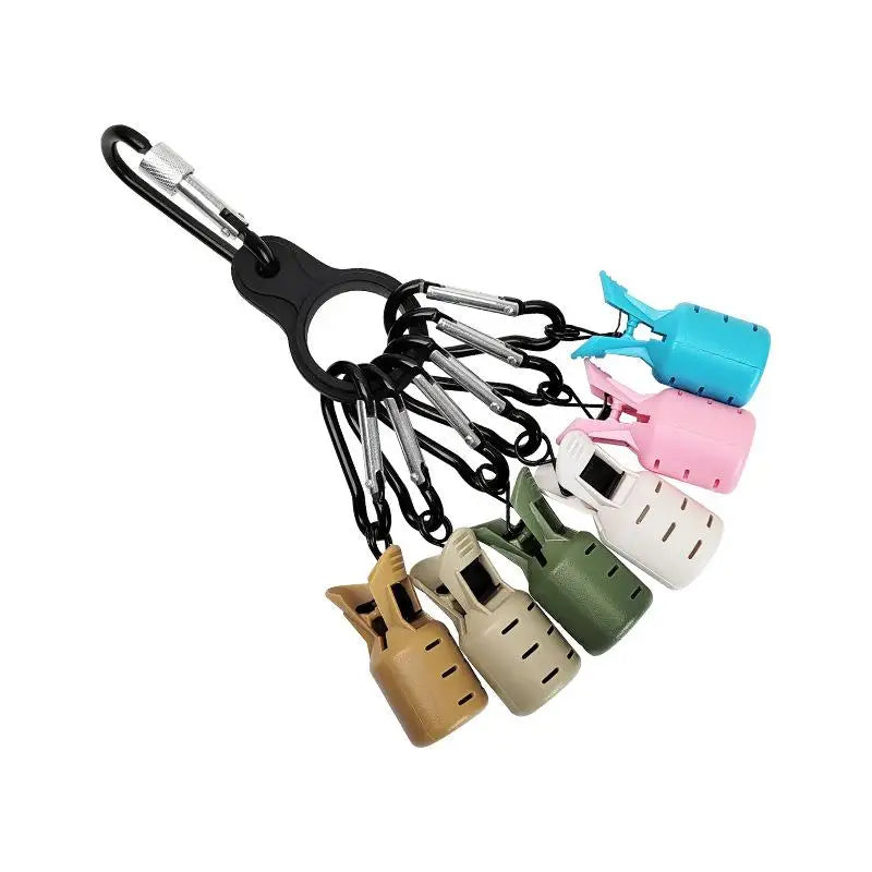 Fishing Lure Hook Cap Carabiner Anti-scratch Durable Multiple Colors Qme A1