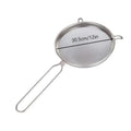 Ergonomic Kitchen Strainer Christmas Recipes Non Slip Handle Hook Qme AV