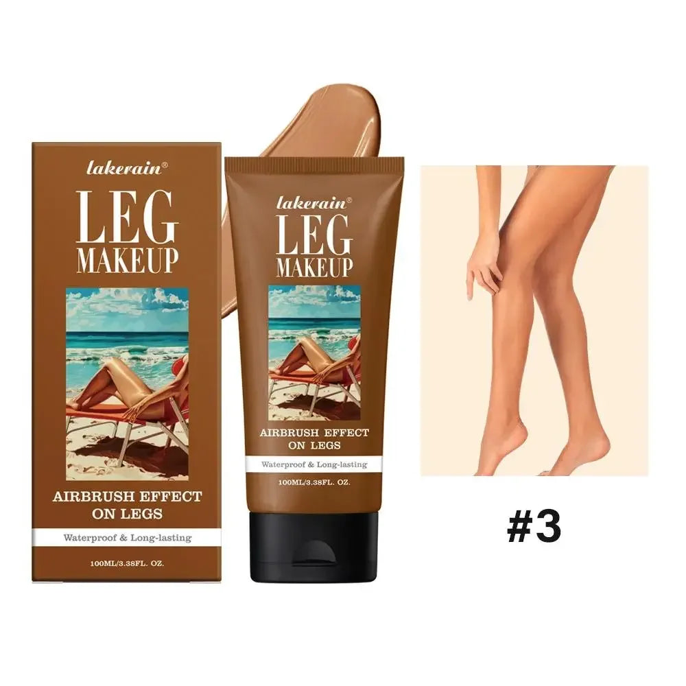 3 Colors Leg Body Makeup Foundation 30/100ml Waterproof Long Lasting Anti-Transfer Concealer Even Skin Tone Body Tanning Cream Qme A3