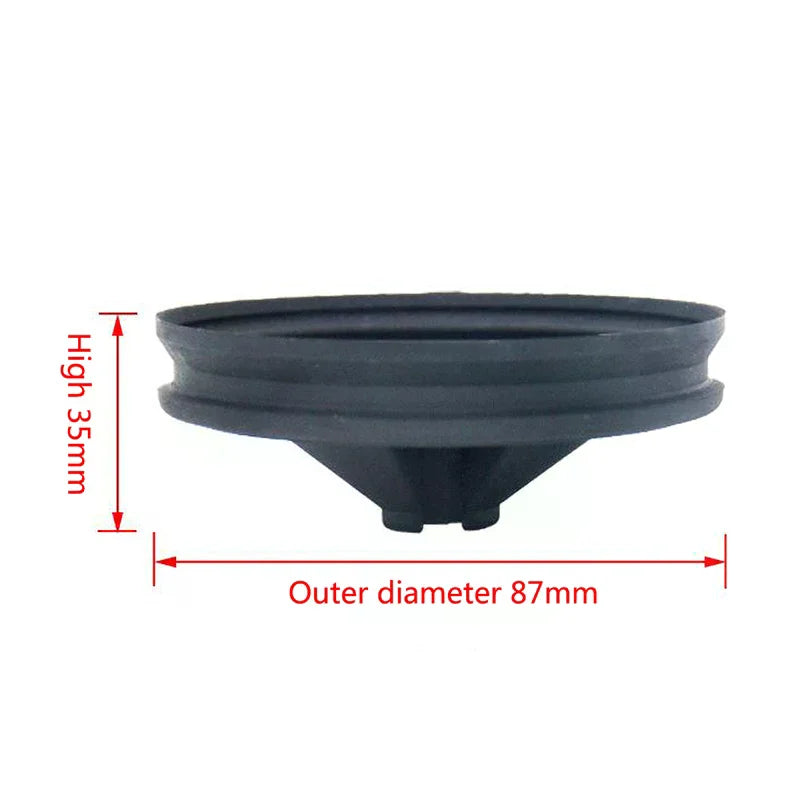 For Rubber Quiet Collar Sink Baffle Reduce Disposer Noise Tool Disposal Splash Guard Garbage Stopper Ring Cover Qme