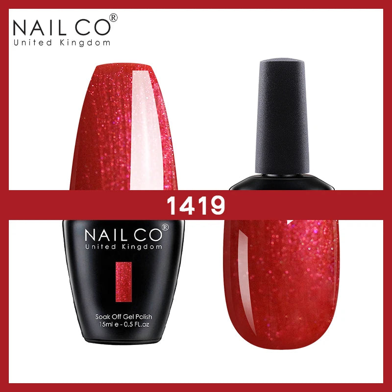 NAILCO Nude Nails Gel Nail Polish UV LED Semi-permant Varnish Hybrid